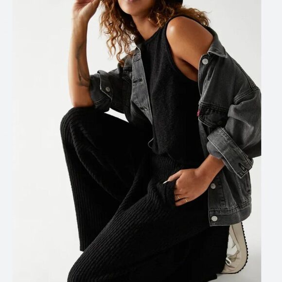 Free People Adelaide Sweater Set - Black - Picture 2 of 8